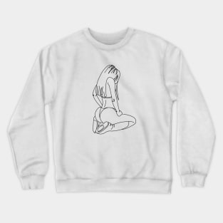 Beauty Body Line Art Crewneck Sweatshirt